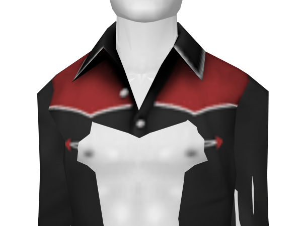 Avatar Black and Red Western Shirt