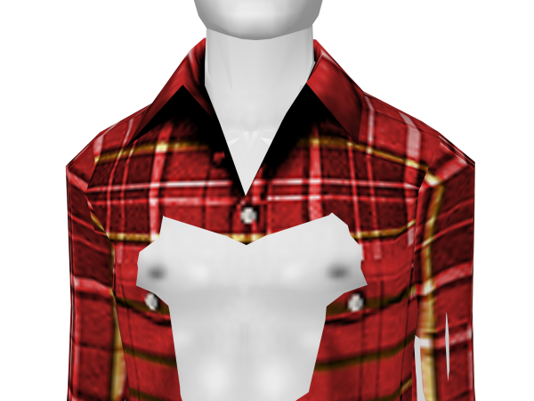 Avatar Red Plaid Two Front Pocket Button-down Shirt