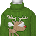 Avatar Green Reindeer Holiday Sweater