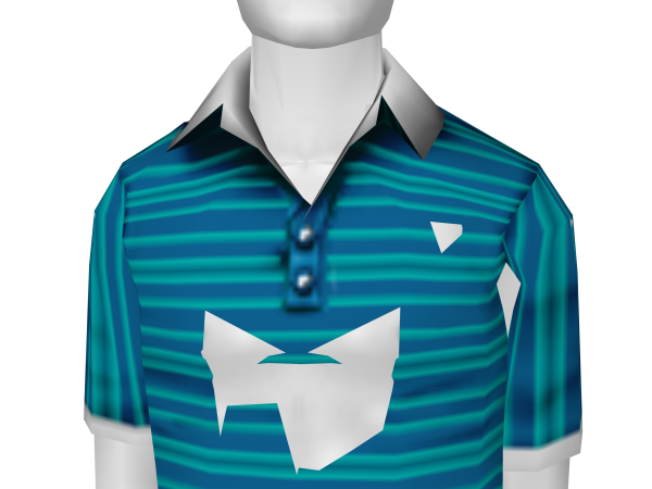 Avatar Aqua and Blue Polo Shirt