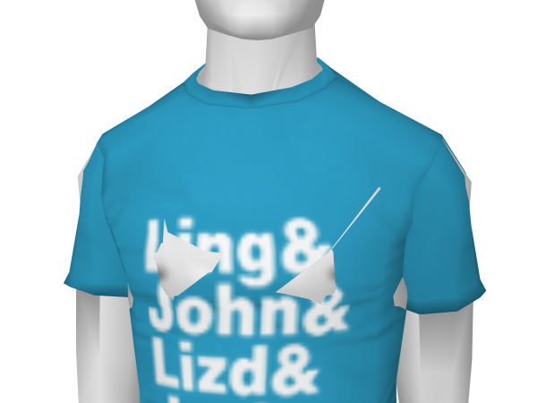 Avatar Ling & John & Lizd & Joshm. Blue T-Shirt