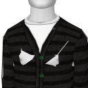 Avatar Striped Cardigan Sweater