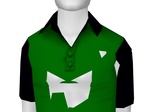 Avatar Green and Black Polo