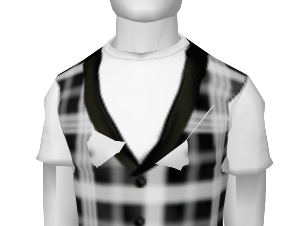 Avatar T-shirt with Plaid Vest