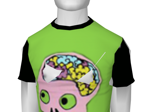 Avatar Cute Green Skull Tee