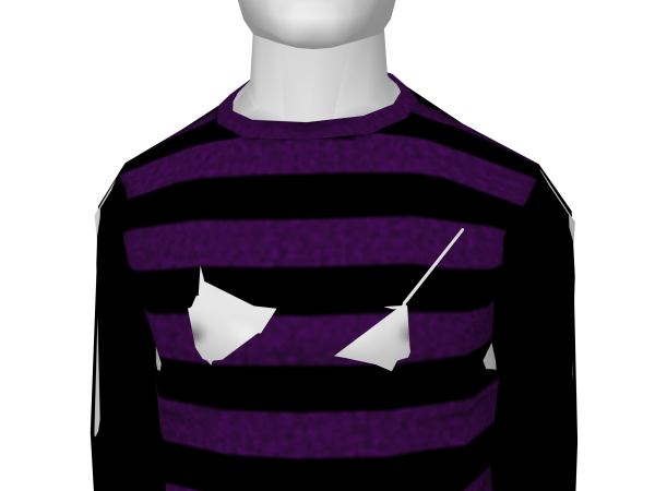 Avatar Purple and Black Gothic Inspired Top