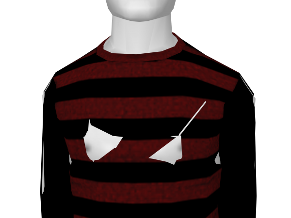 Avatar Red and Black Gothic Inspired Top