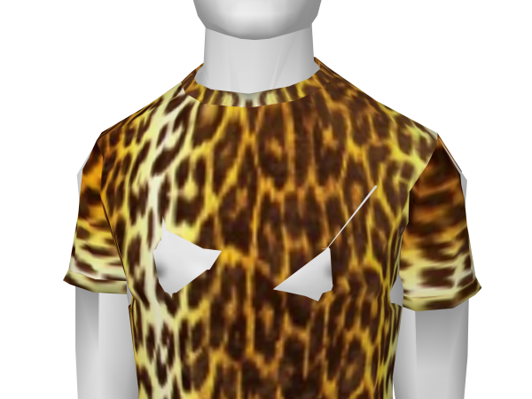 Avatar Gold Leopard Print Tee