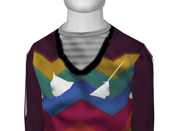 Avatar Crayon Cardigan Zigzag