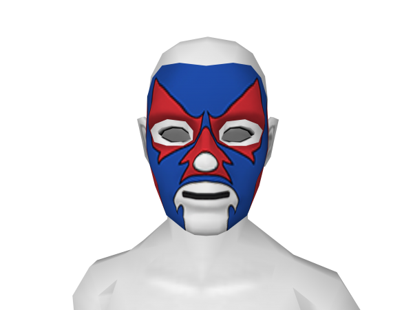 Avatar Blue Red Lucha Libre Mask