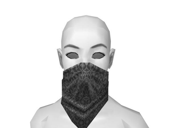 Avatar Black Bandana Mask