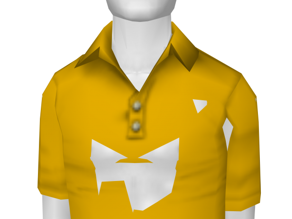 Avatar Yellow Solid Shortsleeve Polo