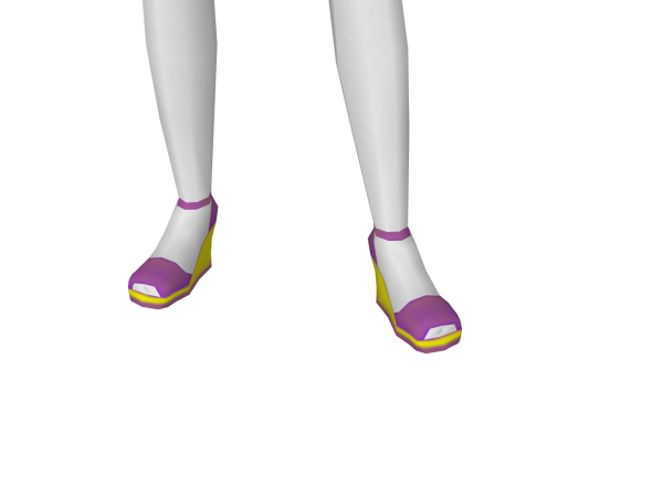 Avatar Purple and yellow wedge