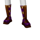 Avatar Grinder bronze and purple boots