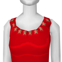 Avatar Red stars dress