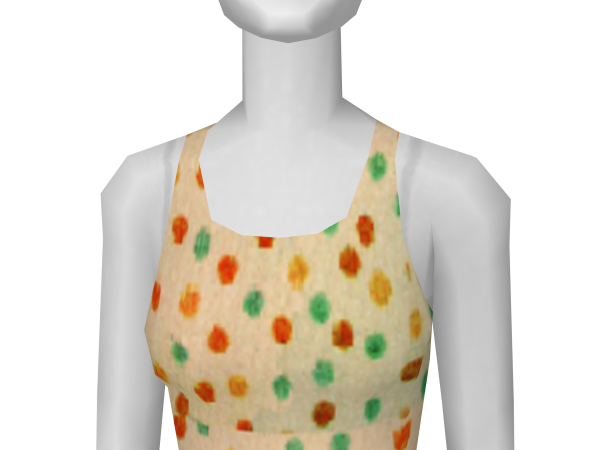 Avatar Colorful polka dot mini tee