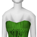 Avatar Green silk w ribbon dress