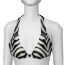 Avatar Zebra bikini top