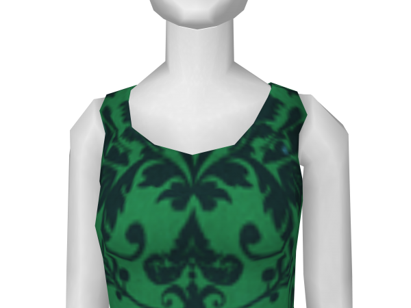 Avatar Green pattern dress