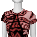 Avatar Red floral bikini top