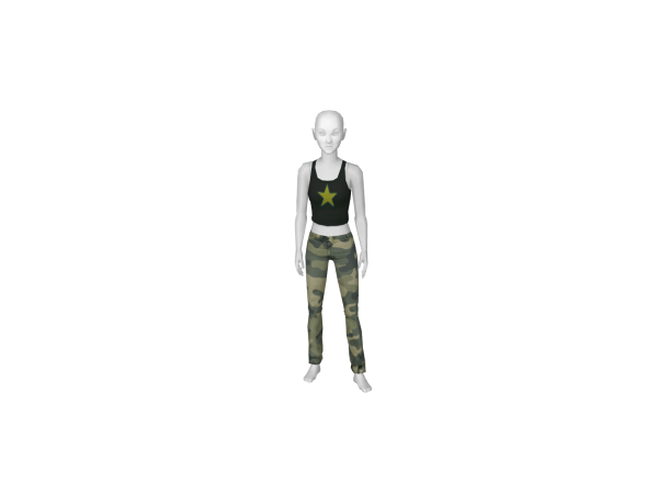 Avatar Green camo pants