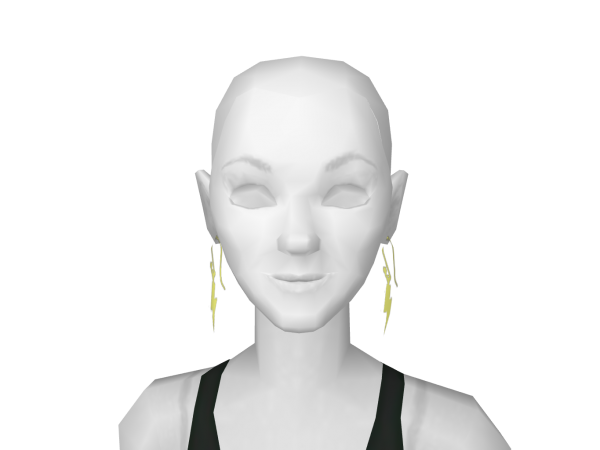 Avatar Lightning bolt earrings