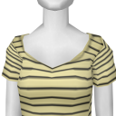 Avatar Yellow striped dress