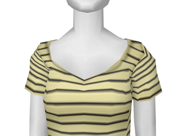 Avatar Yellow striped dress