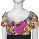 Avatar Flower high-wasted dress