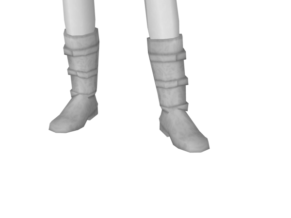 Avatar La white fur boots
