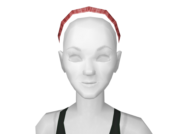 Avatar Red plaid headband