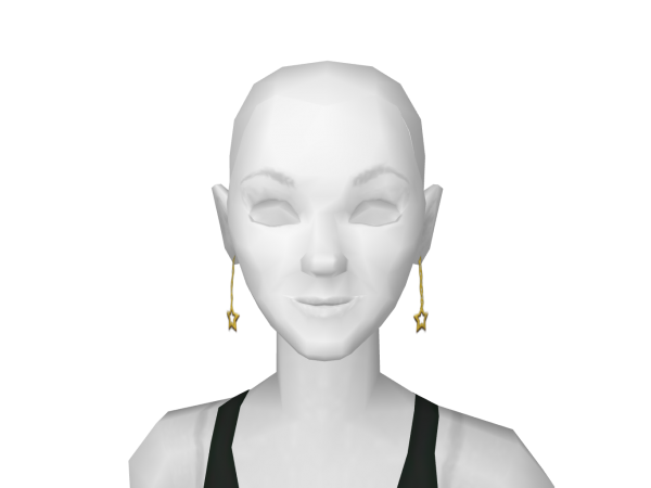 Avatar Gold star earrings