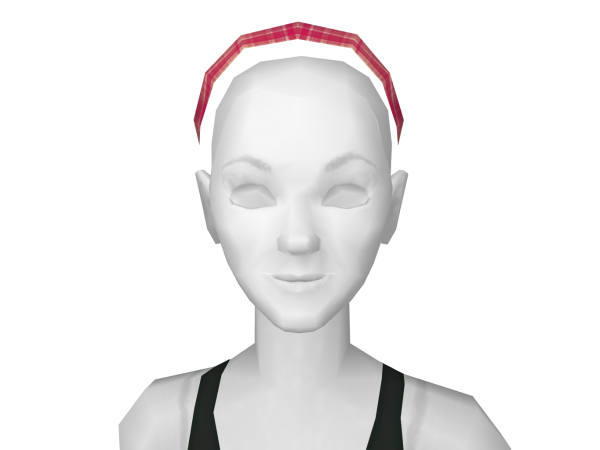 Avatar Pink plaid headband