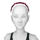 Avatar Pink on pink leopard print headband