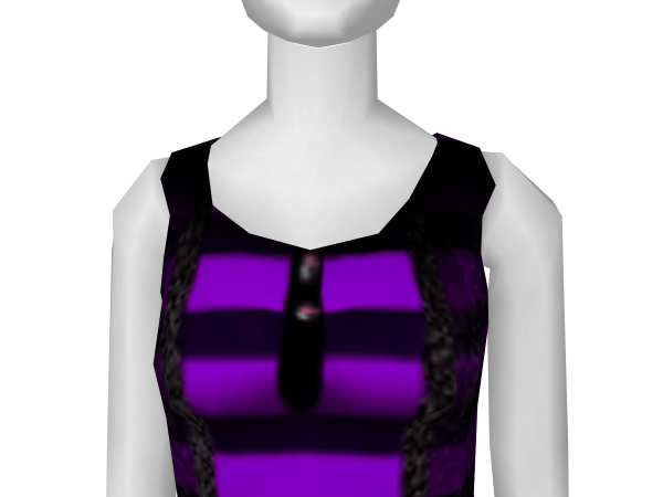 Avatar Black and purple sheer gothic dress