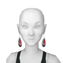 Avatar Pink stone earrings
