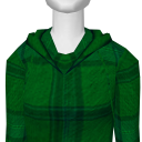 Avatar Green plaid hoodie