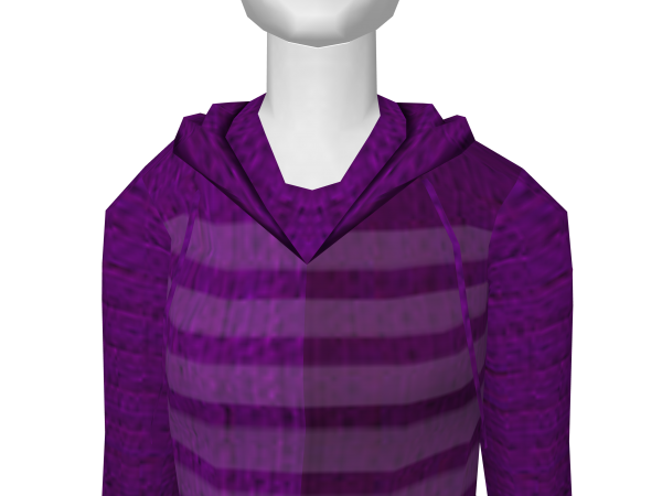 Avatar Purple striped hoodie