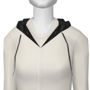 Avatar Black&white lace hoodie