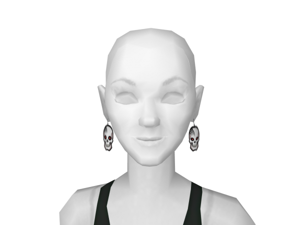 Avatar Rockstar skull earrings