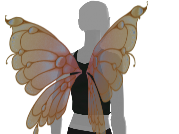 Avatar Peachy and yellow butterfly wings