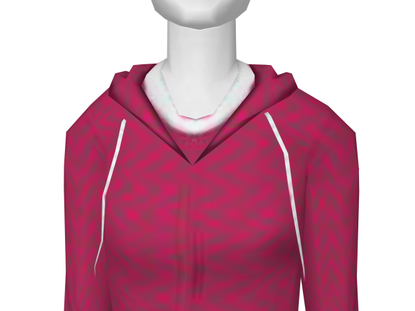 Avatar Raspberry zigzag hoodie