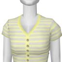 Avatar Striped yellow button up