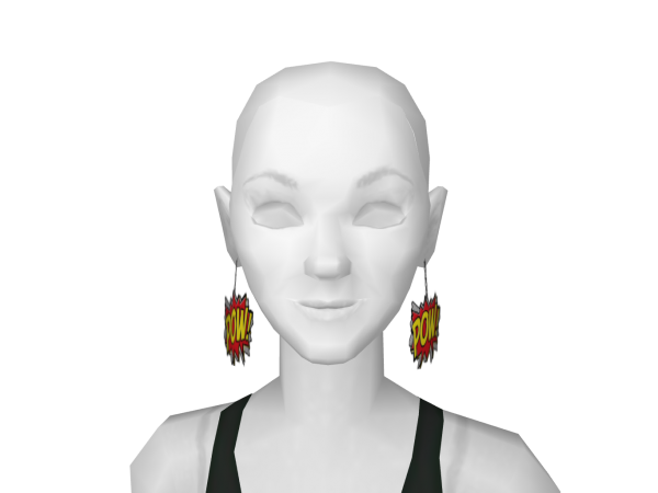 Avatar Pow! earrings