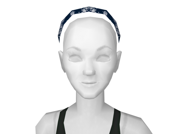 Avatar Blue bandanna headband