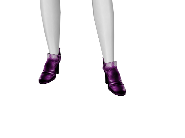 Avatar Purple metallic ankle bootie