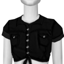 Avatar Tied jean shirt-black