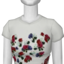 Avatar Grey shirt with flowers