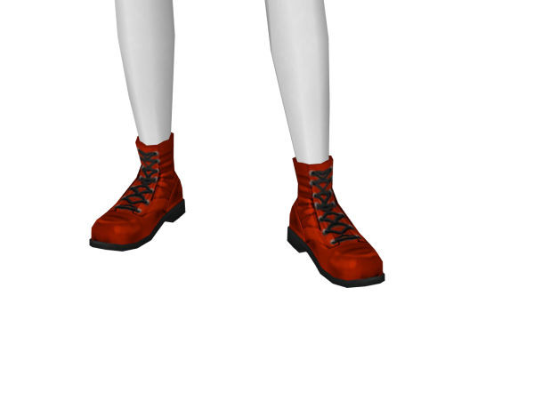 Avatar Red oldschool combat boots