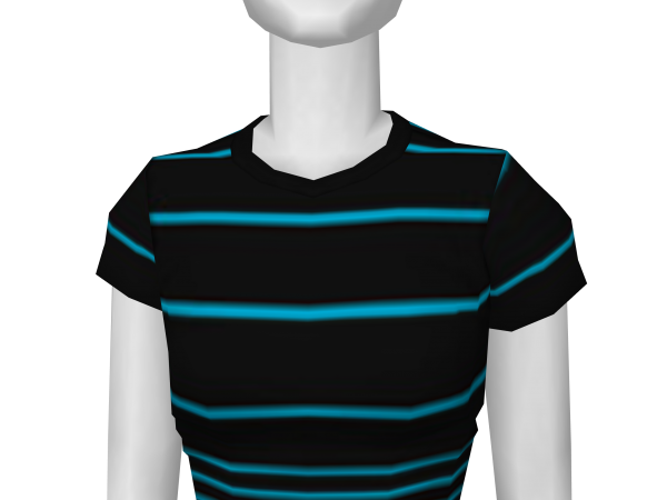 Avatar Layered striped tee